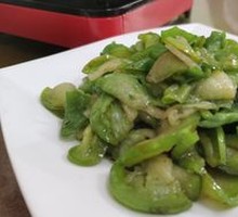 Stir-Fried Green Eggplant