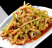 Young Ginger Stir-Fried Pork Strips