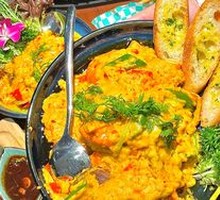 Ancient-style Curry Prawn