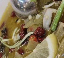 Lemon Sichuan Fish with Pickled Cabbage