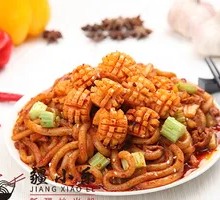 Squid Flower Stir-Fried Rice Noodles