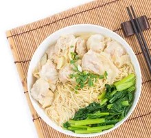 Shiitake Dumpling Noodle Soup