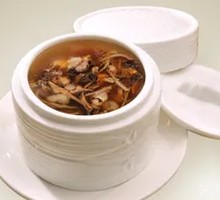 Tea Tree Mushroom Pork Bone Soup