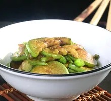 Green Eggplant Dish