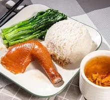 Soy Sauce Chicken Leg Rice