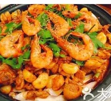Fresh Shrimp and Free-range Chicken Stew