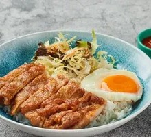 Tomato Sauce Pork Cutlet Rice Bake
