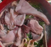 Beef and Fish Belly Stir-fry
