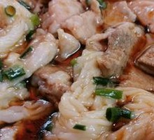 Pork Liver and Lean Meat Steamed Rice Noodles