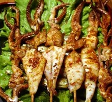 Grilled Dried Squid