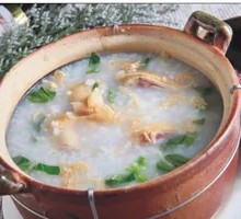 Steamed Chicken Rice Porridge