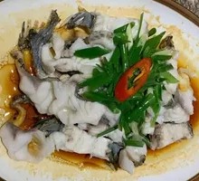 Steamed Fish Head with Fermented Black Beans