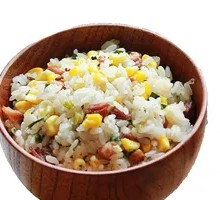 Crispy Sausage and Chicken Rice