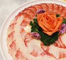 Beef Tongue and Beef Brisket Fat Platter