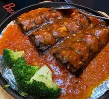 Grilled Thai Stuffed Eggplant