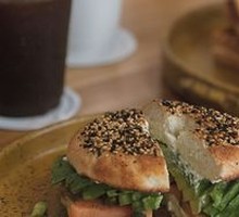 Avocado Salmon Bagel