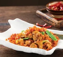 Fatty Intestine Stir-Fried with Chili Residue