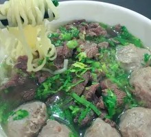 Beef and Beef Ball Noodle Soup