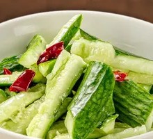 Hammer-Pounded Cucumber Salad