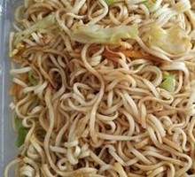 Meat and Egg Fried Noodles