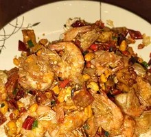 Spicy Crispy Rice Noodles Shrimp