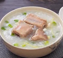 Pork Rib and Greens Porridge