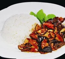 Mixed Mushroom Beef Rice