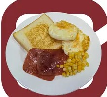Ham Egg Corn Toast