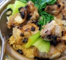 Steamed Spare Ribs with Fermented Black Beans Rice