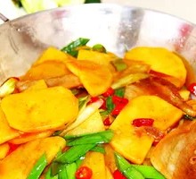 Spicy Potatoes in Dry Pot