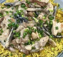 Chicken and Chicken Mushroom Rice