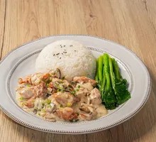 Truffle Chicken Mixed Mushroom Rice