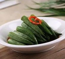 Steamed Okra with Soy Sauce
