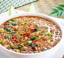 Stir-Fried Noodles with Meatballs