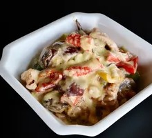 Cheese Seafood Baked Rice