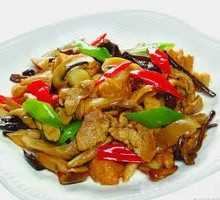 Garlic Shoots and Pork Rice