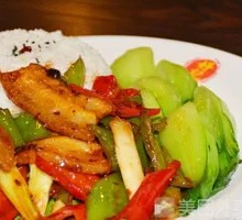 Stir-fried Pork with Rice