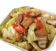 Cabbage Sichuan Pork Fried Rice