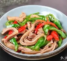 Bell Pepper Stir-fried Pig's Tripe