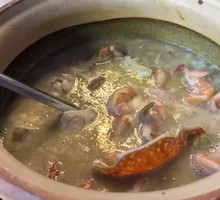 Seafood Shrimp and Crab Rice Porridge