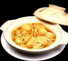 Enoki Mushroom Japanese Tofu Rice