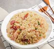 Shrimp and Ham Fried Rice
