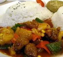 Sweet and Sour Pork Rice