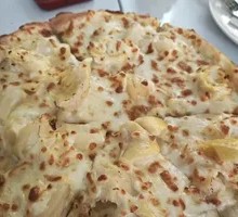 Burst Fruit Golden Lychee Durian Pizza