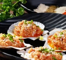 Garlic Roasted Scallops