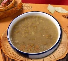 Oatmeal Mung Bean Soup