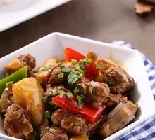 Potato and Pork Rib Rice