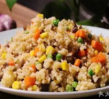 Beef Cubes Fried Rice with Eggs