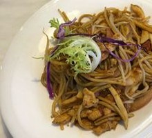 Mushroom Chicken Stir-Fried Pasta