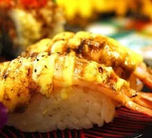 Cheese Sauce Shrimp Sushi